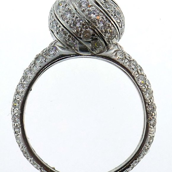 Tiffany & Co. Schlumberger Buds Round Brilliant Engagement Ring with a Diamond - Picture 8 of 11